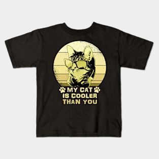 My Cat Is Cooler Than You Bling Cool Kids T-Shirt